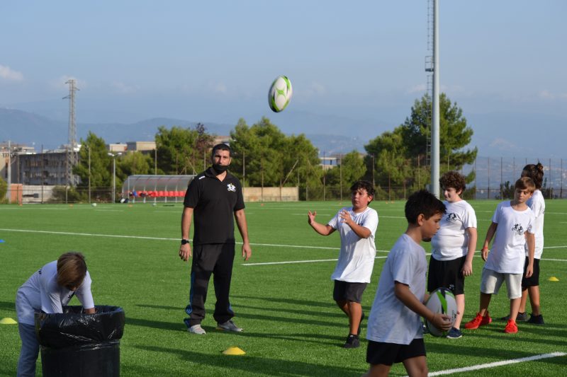 avvio del progetto a scuola...mini rugby